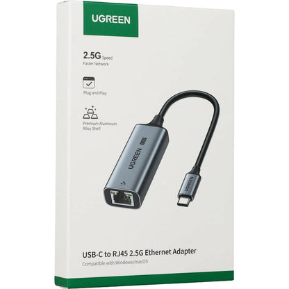 Karta Sieciowa UGREEN CM648, RJ45, USB, Szara