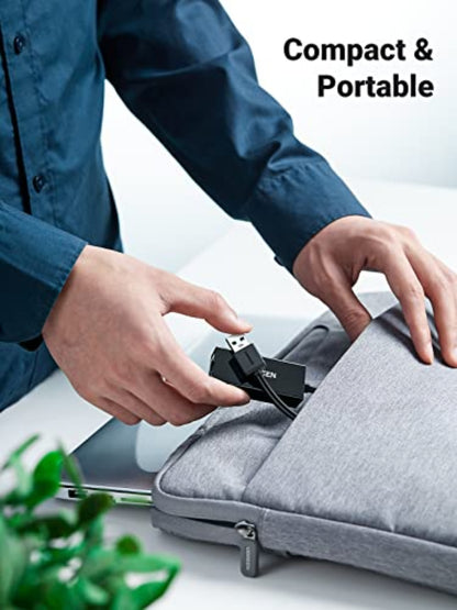 Karta sieciowa UGREEN CR111, RJ45, USB 3.0, Biała