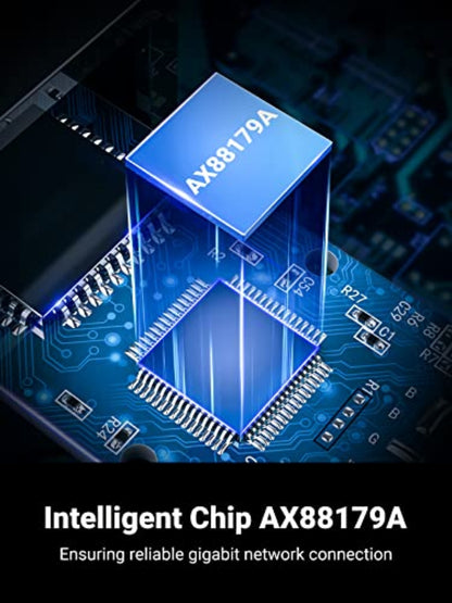 Karta sieciowa UGREEN CR111, RJ45, USB 3.0, Biała