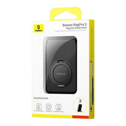 Portfel MagSafe, Baseus, MagPro 3, Czarny P10077101213-01