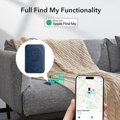 Portfel Magsafe, ESR, Classic Geo, Granatowy