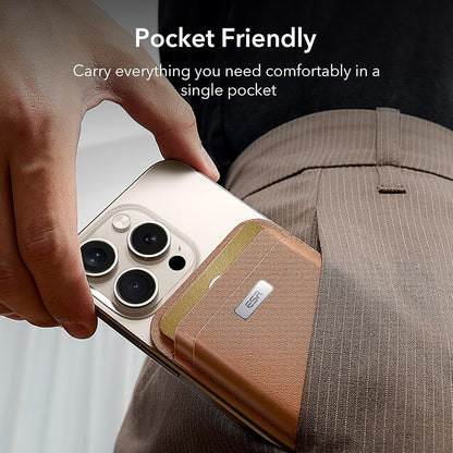 Portfel Magsafe, ESR, Classic Geo, Brązowy