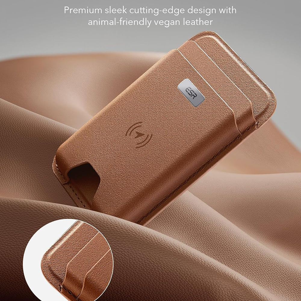 Portfel Magsafe, ESR, Classic Geo, Brązowy