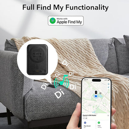 Portfel MagSafe, ESR, Classic Geo, Czarny