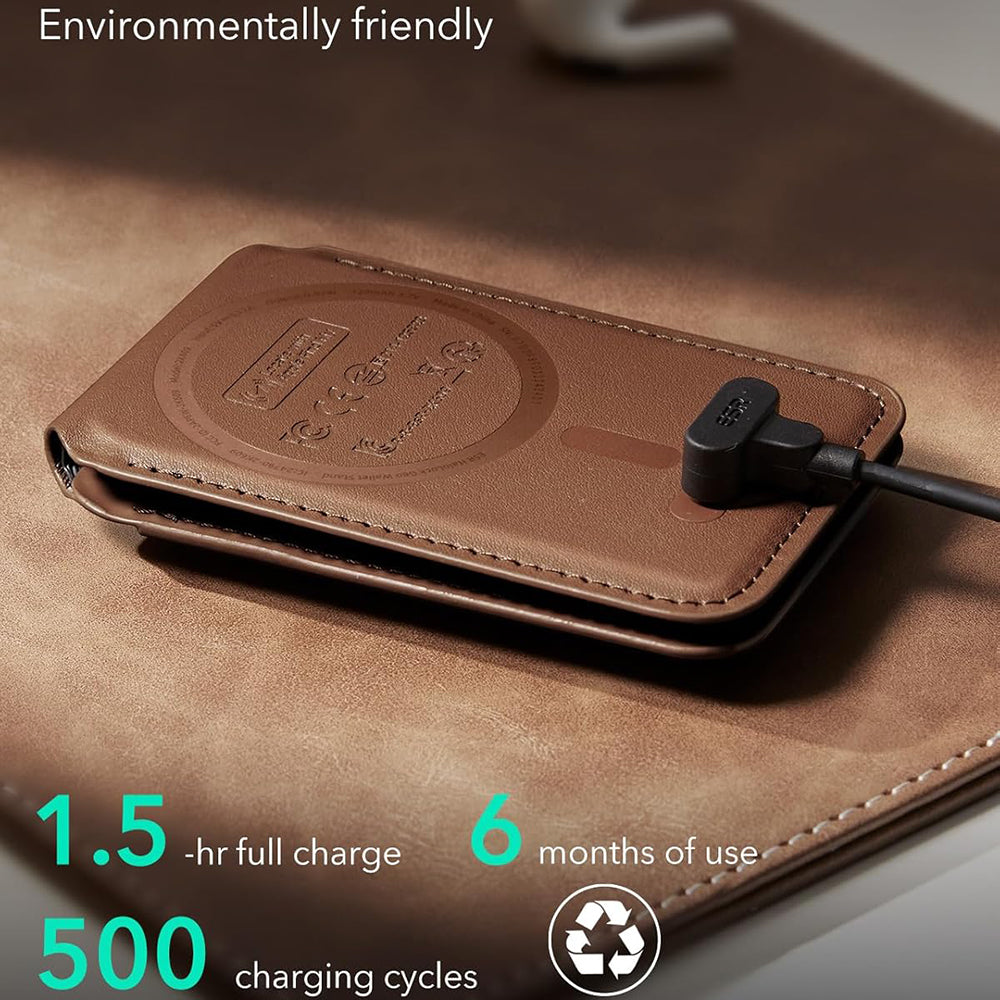 Portfel MagSafe, ESR, Findy my Wallet 5C, Brązowy