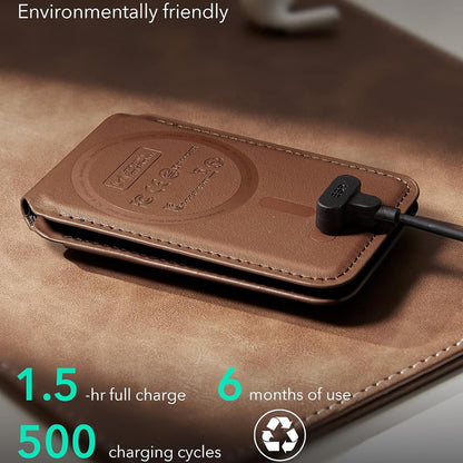 Portfel MagSafe, ESR, Findy my Wallet 5C, Brązowy
