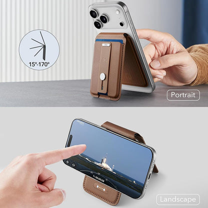 Portfel MagSafe, ESR, Findy my Wallet 5C, Brązowy