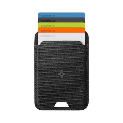 Portfel MagSafe, Spigen, MagFit Urban Fit, Czarny AFA11335