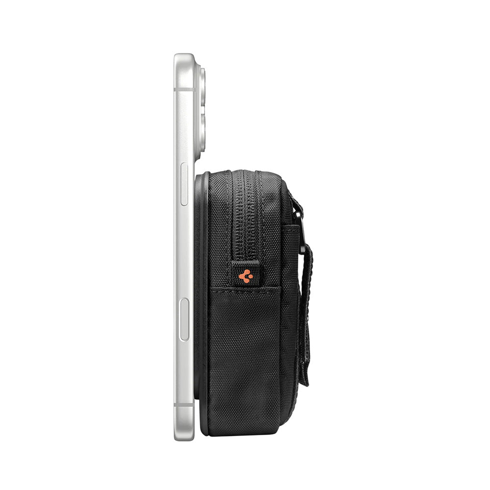 MagSafe Wallet, Spigen, TinTap ZIP MagFit 2, Black AFA11564