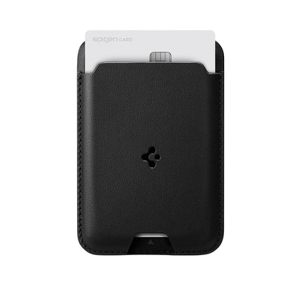 Portfel MagSafe, Spigen, Valentinus MagFit 2 Karty, Czarny AMP02284
