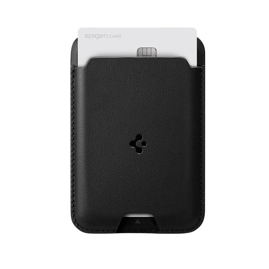 Portfel MagSafe, Spigen, Valentinus MagFit 2 Karty, Czarny AMP02284