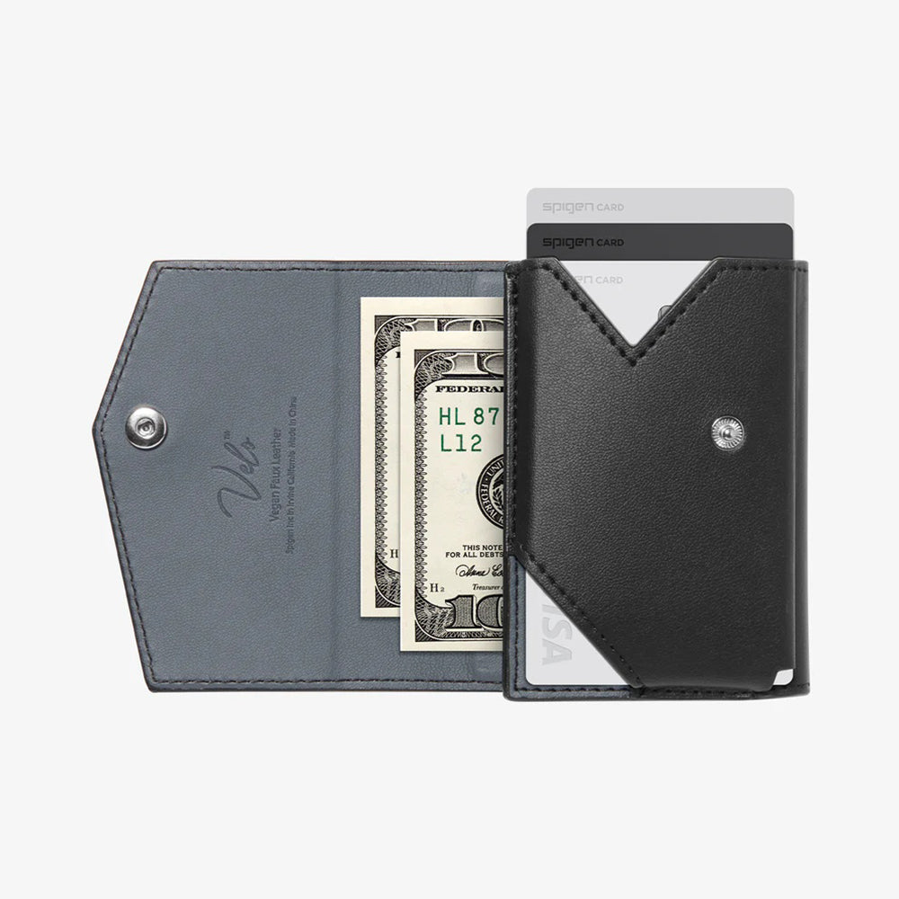 Portfel Magsafe, Spigen, Valentinus Pro, Czarny