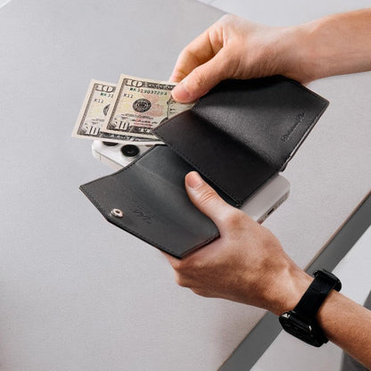 Portfel Magsafe, Spigen, Valentinus Pro, Czarny