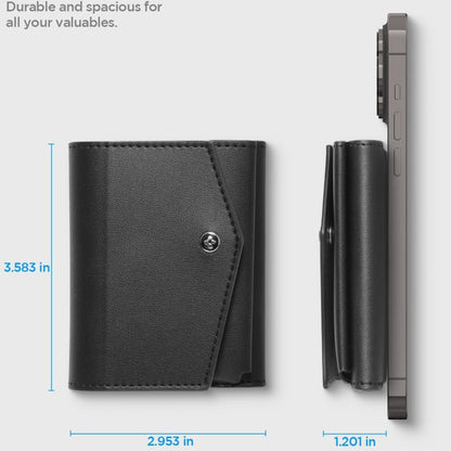 Portfel Magsafe, Spigen, Valentinus Pro, Czarny