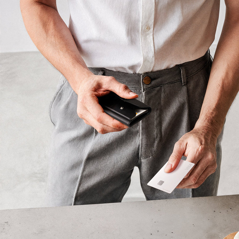 Portfel Magsafe, Spigen, Valentinus Pro, Czarny