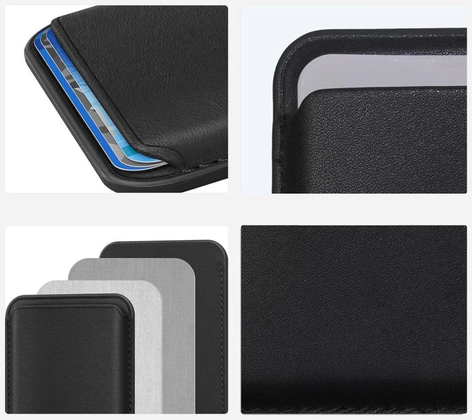 Portfel MagSafe, Tech-Protect, Magwallet Carbon, Czarny