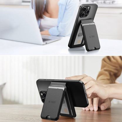 Portfel MagSafe, Tech-Protect, Magwallet Stand, Czarny