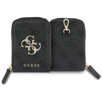 Portfel i Smycz na Telefon Guess 4G Metal Logo, Czarny