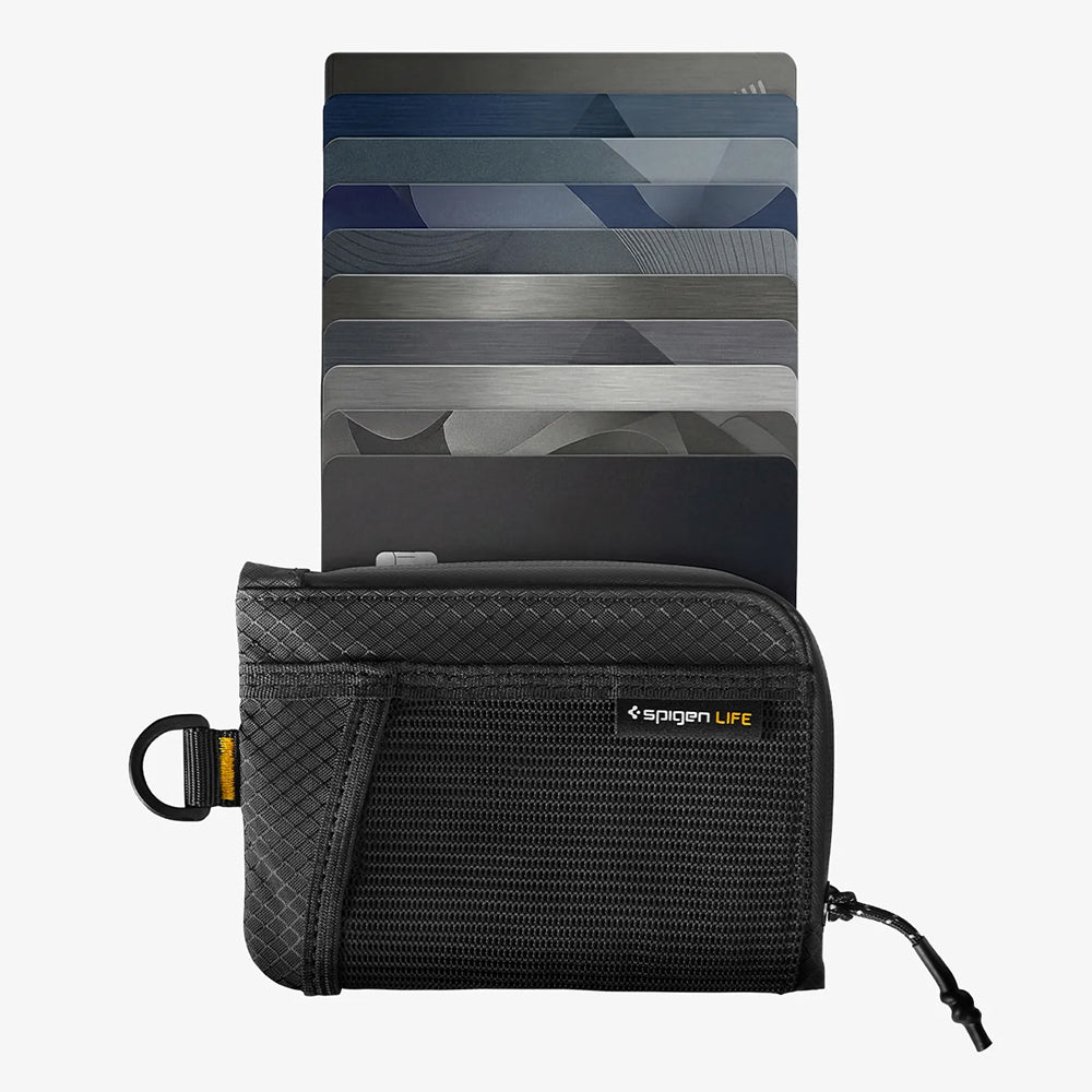 Portfel Spigen LF300 z ochroną RFID, czarny AFA11229