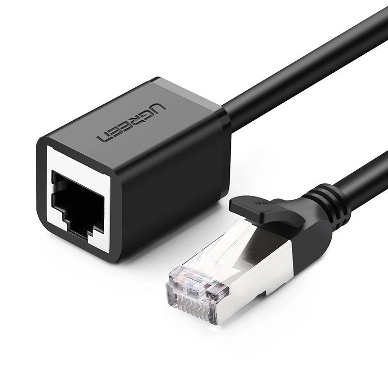 Przedłużacz kabla sieciowego UGREEN NW112, RJ45 - RJ45, 0,5 m, czarny