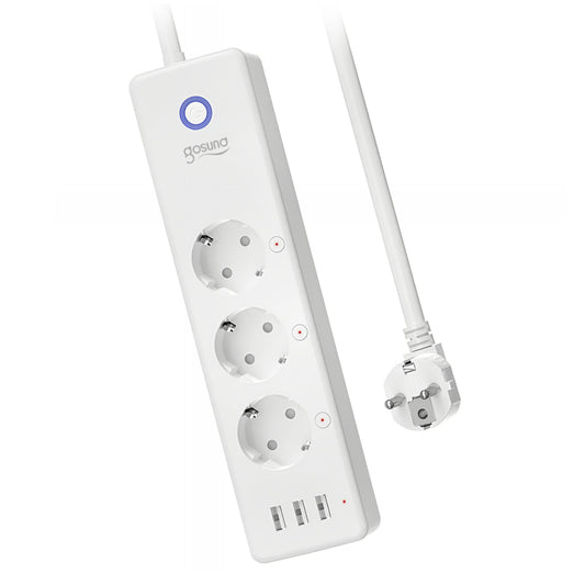 Listwa zasilająca Gosund P1 Plus, Wi-Fi, 3 x Schuko