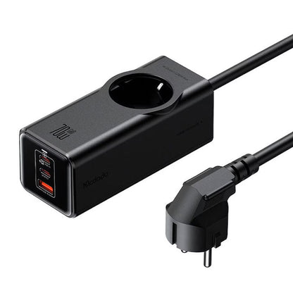 Przedłużacz McDodo CH-4620, 1 x Schuko, Czarny