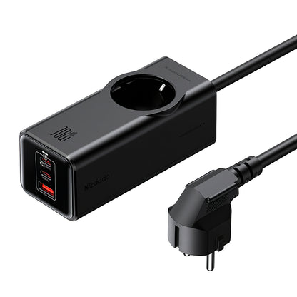 Przedłużacz McDodo CH-4620, 1 x Schuko, Czarny