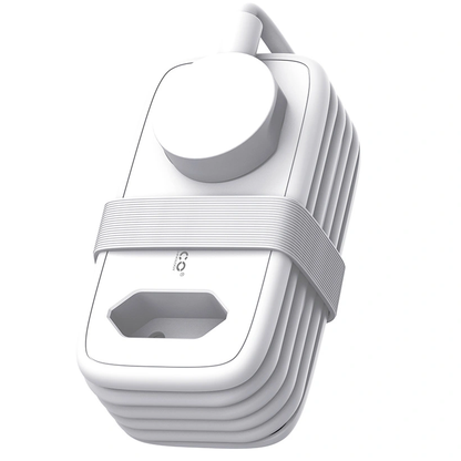 Przedłużacz Orico APP, 2 x Schuko - 2 x USB-A - 1 x USB-C, Biało-szary
