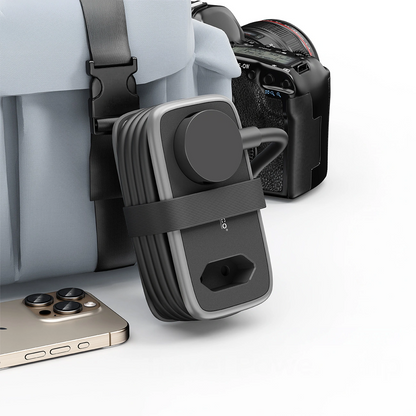 Przedłużacz Orico APP, 2 x Schuko - 2 x USB-A - 1 x USB-C, Czarny Szary