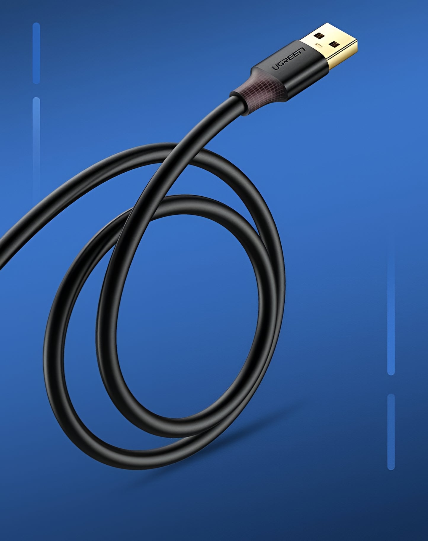 Przedłużacz USB 3.0 UGREEN US129, 2m, Czarny