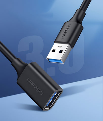 Przedłużacz USB 3.0 UGREEN US129, 2m, Czarny