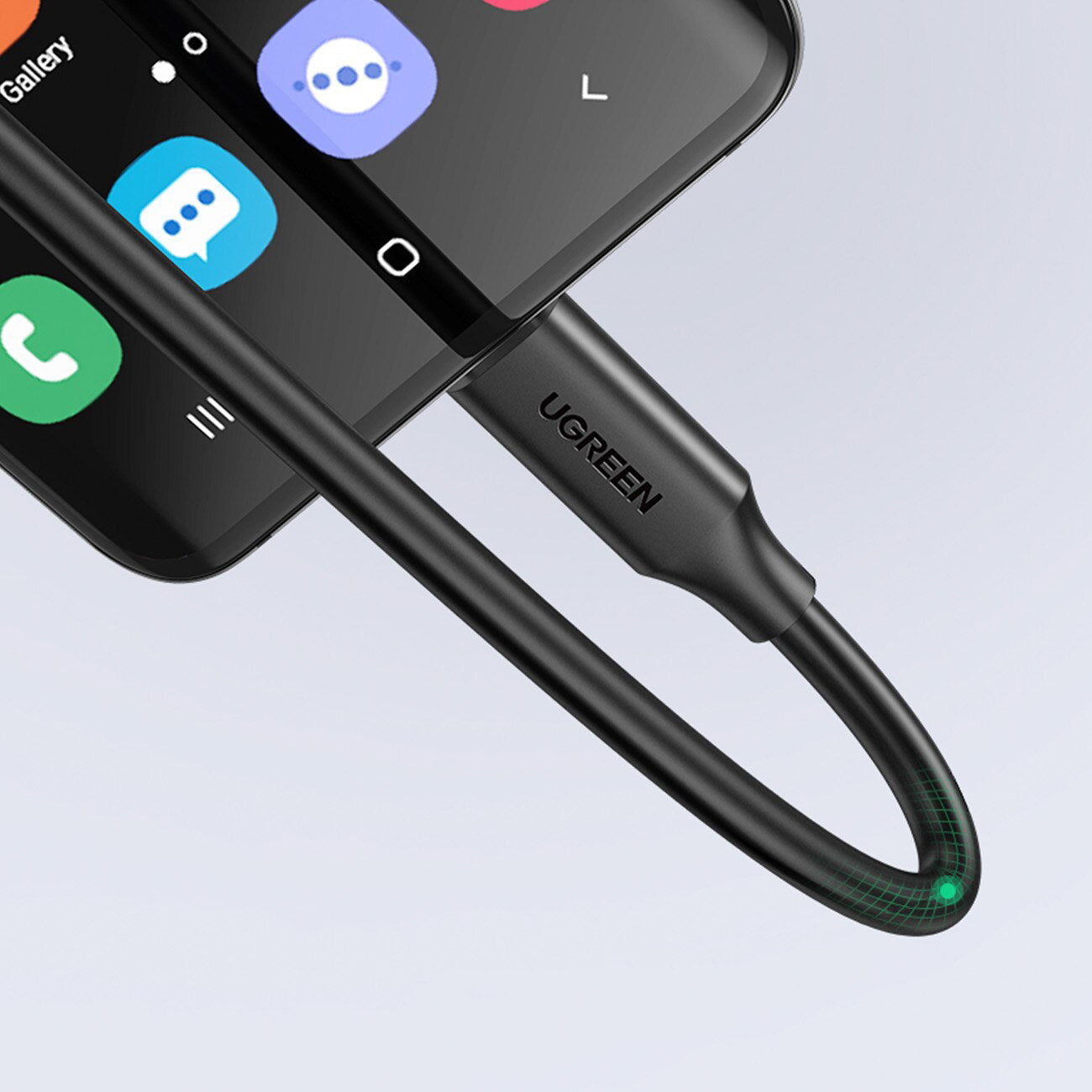 Przedłużacz USB-C UGREEN US353, 1m, Czarny