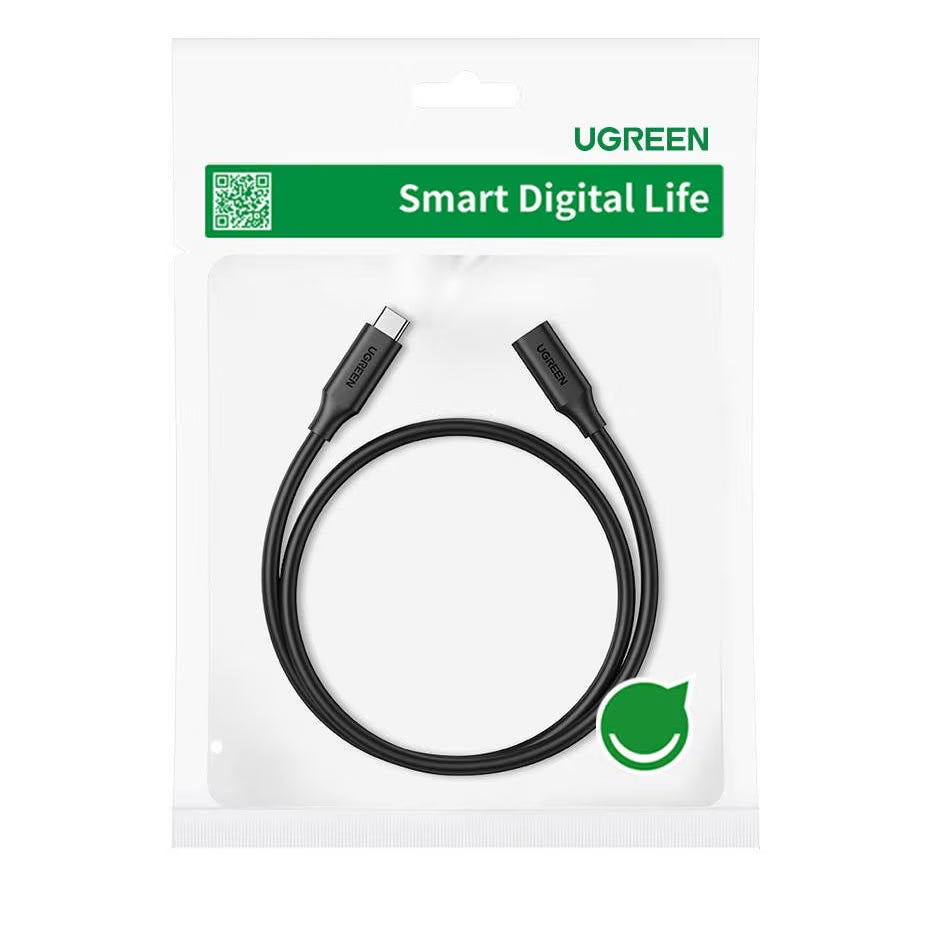 Przedłużacz USB-C UGREEN US353, 1m, Czarny