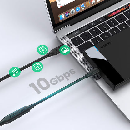 Przedłużacz USB-C UGREEN US353, 1m, Czarny