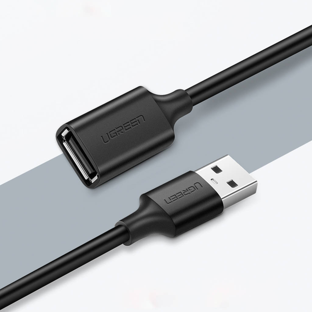 Przedłużacz USB UGREEN US103, 3m, Czarny