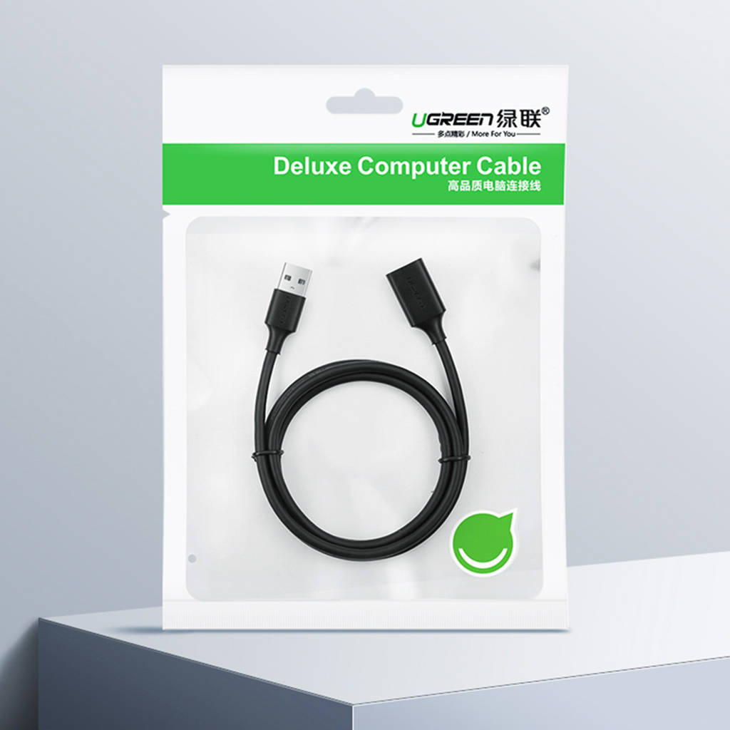 Przedłużacz USB UGREEN US103, 3m, Czarny