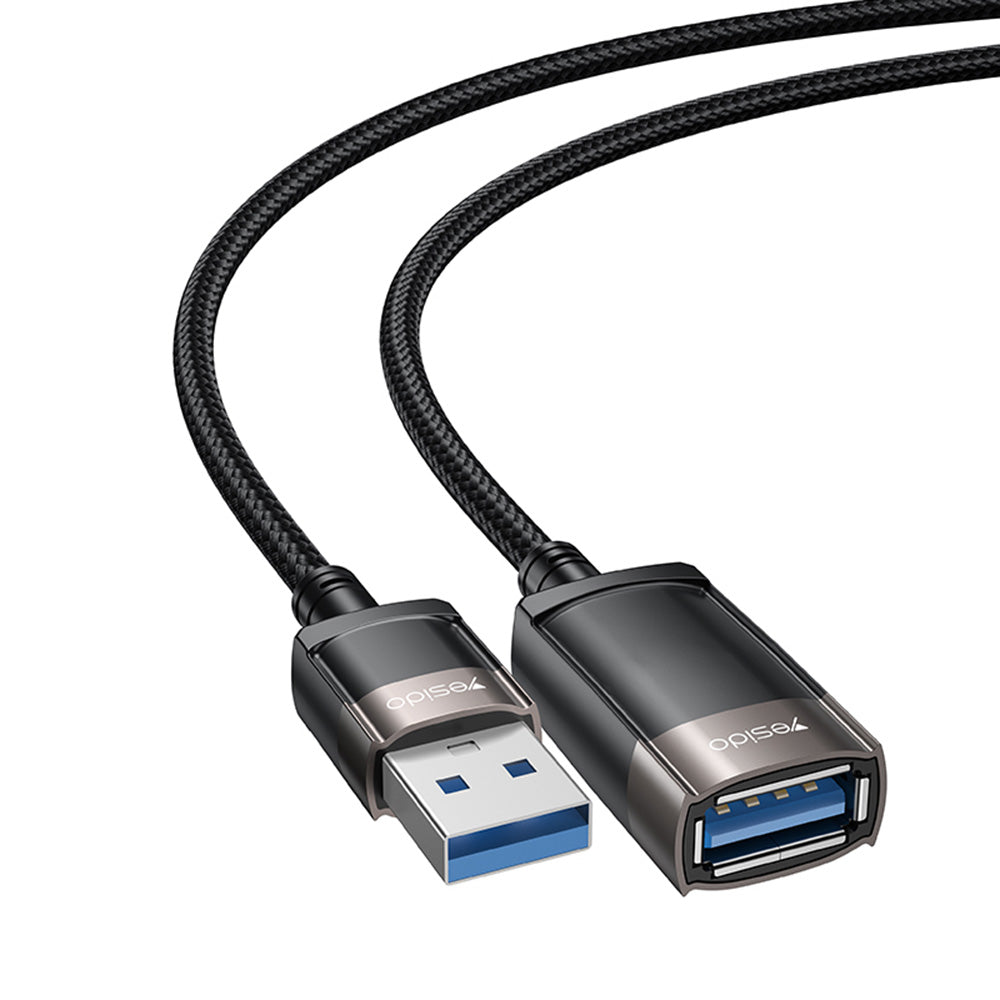 Przedłużacz USB Yesido GS26, 1.5m, Szary