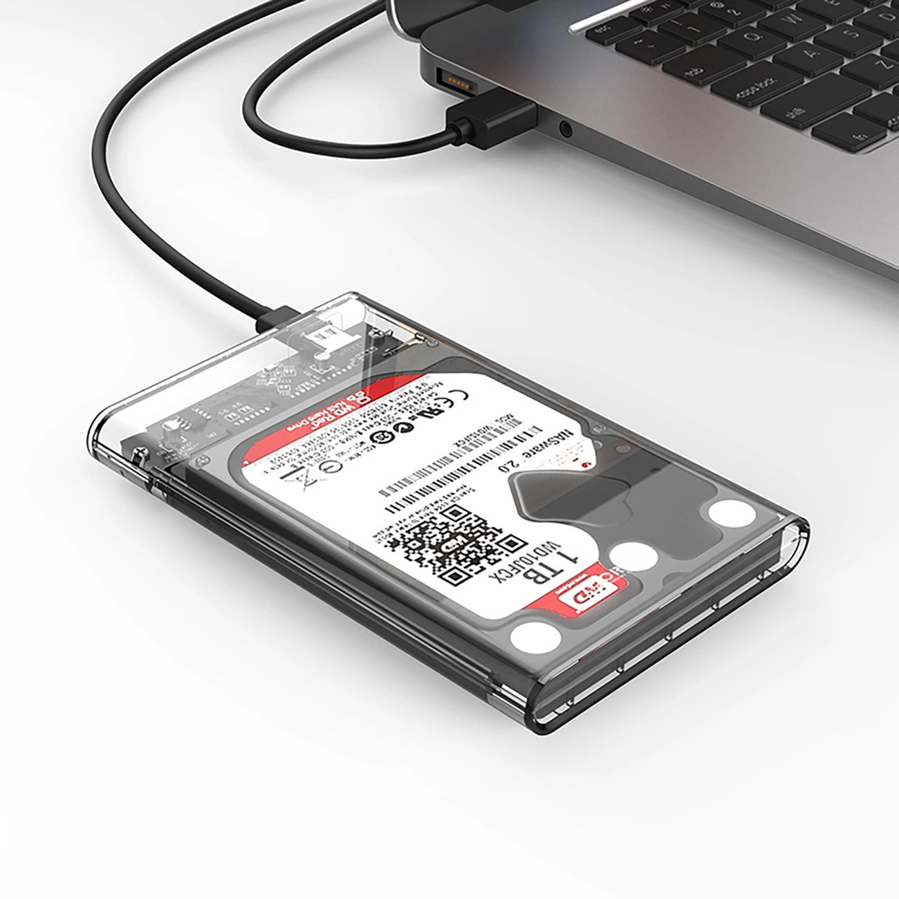 Orico 2139C3 Rack for HDD / SSD SATA 2.5inch, USB-C, Transparent