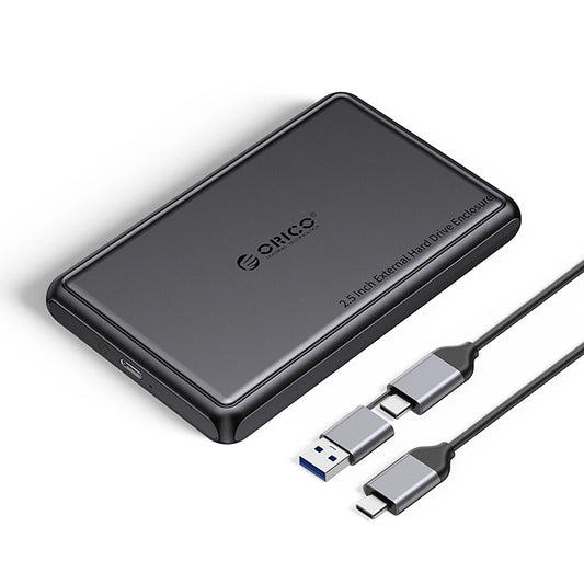 Obudowa Orico DDL25-C3 na HDD / SSD SATA 2,5 cala, USB-C, czarna