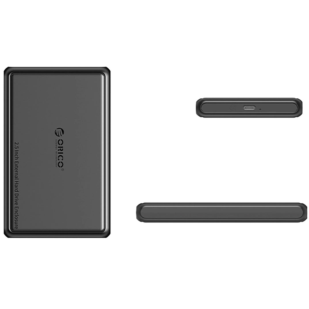 Obudowa Orico DDL25-C3 na HDD / SSD SATA 2,5 cala, USB-C, czarna