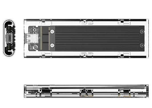 Obudowa Orico TCM2-C3 dla SSD M.2 NVMe, czarna