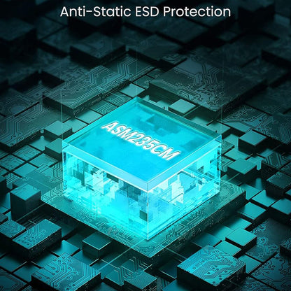 Rack UGREEN CM300 (70499) dla HDD / SSD SATA 2.5 cala, USB-C, Szary