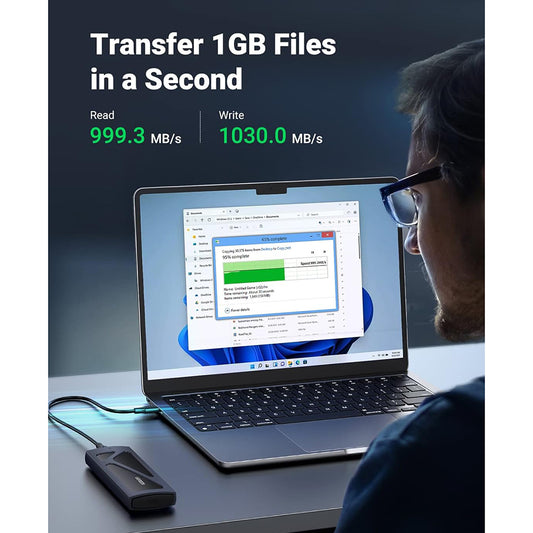 Rack UGREEN CM578 dla SSD M.2 NVMe, Szary