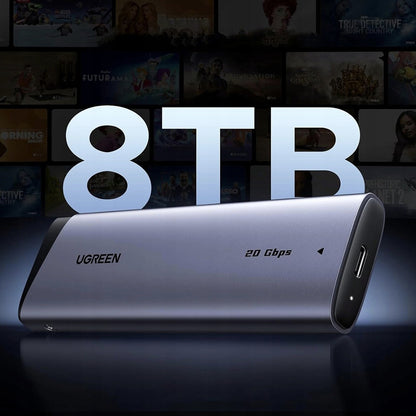 Rack UGREEN CM767 (55150) dla SSD M.2 NVMe, Szary