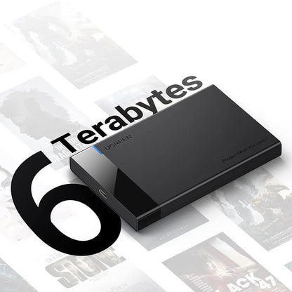 Rack UGREEN US221 (50743) dla HDD / SSD SATA 2.5 cala, USB-C, Czarny