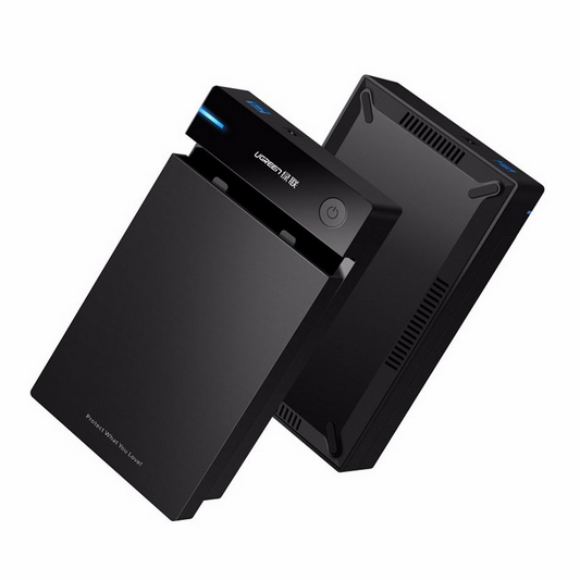 Rack UGREEN US222 do HDD / SSD SATA 2,5 cala, czarny