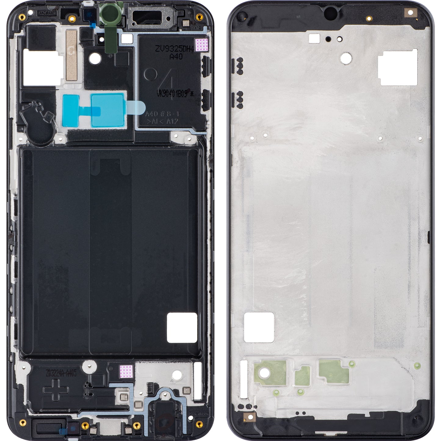 Ramka przednia Samsung Galaxy A40 A405, czarna, Service Pack GH98-43997A 