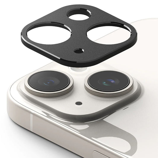 Ramka ochronna Ringke Styling do tylnego aparatu Apple iPhone 15 Plus / 15, Aluminium, Czarna