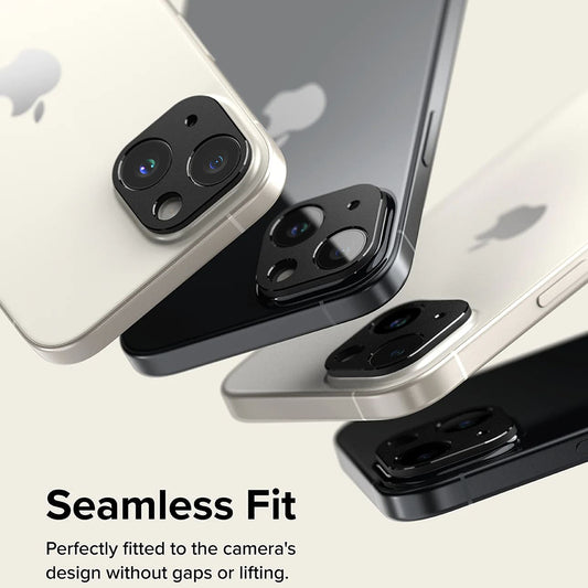 Ramka ochronna Ringke Styling do tylnego aparatu Apple iPhone 15 Plus / 15, Aluminium, Czarna