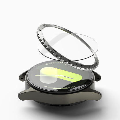 Ramka Ochronna Ringke Styling dla Samsung Galaxy Watch7 40mm, Model 5, Srebrna